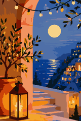 Evening coast