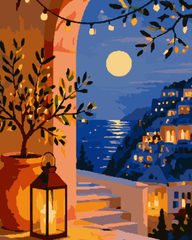 Evening coast